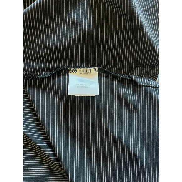 Peter Millar | Summer Comfort Black & White Stripe Polo Shirt Size XXL - Picture 5 of 7